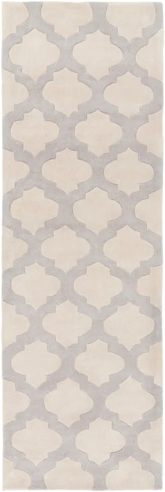 Cosmopolitan Beige Indoor 2'6" x 8' Handmade Rug