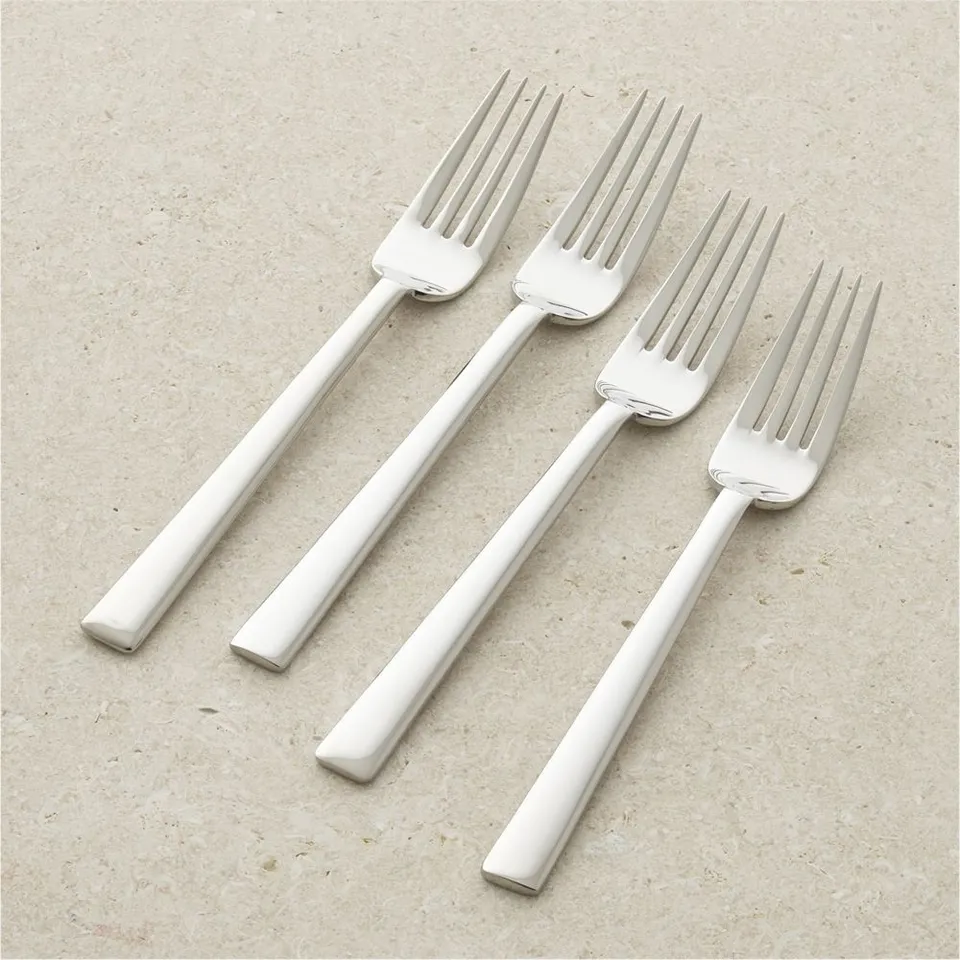 Mix Mirror Salad Forks, Set of 4