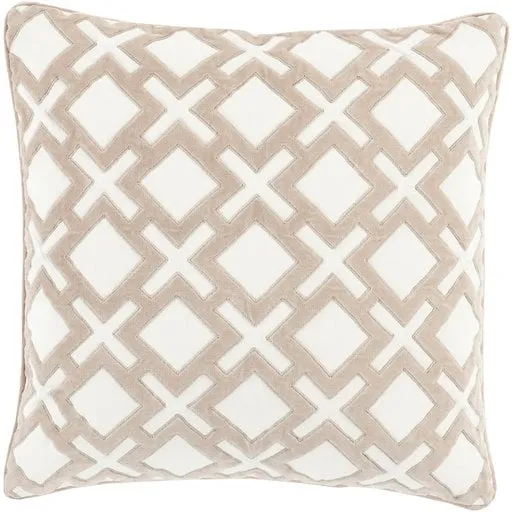 Alexandria AX-002 20"L x 20"W Pillow Cover