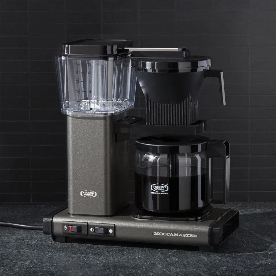 Moccamaster KBGV Select Glass Brewer 10-Cup Stone Grey Coffee Maker