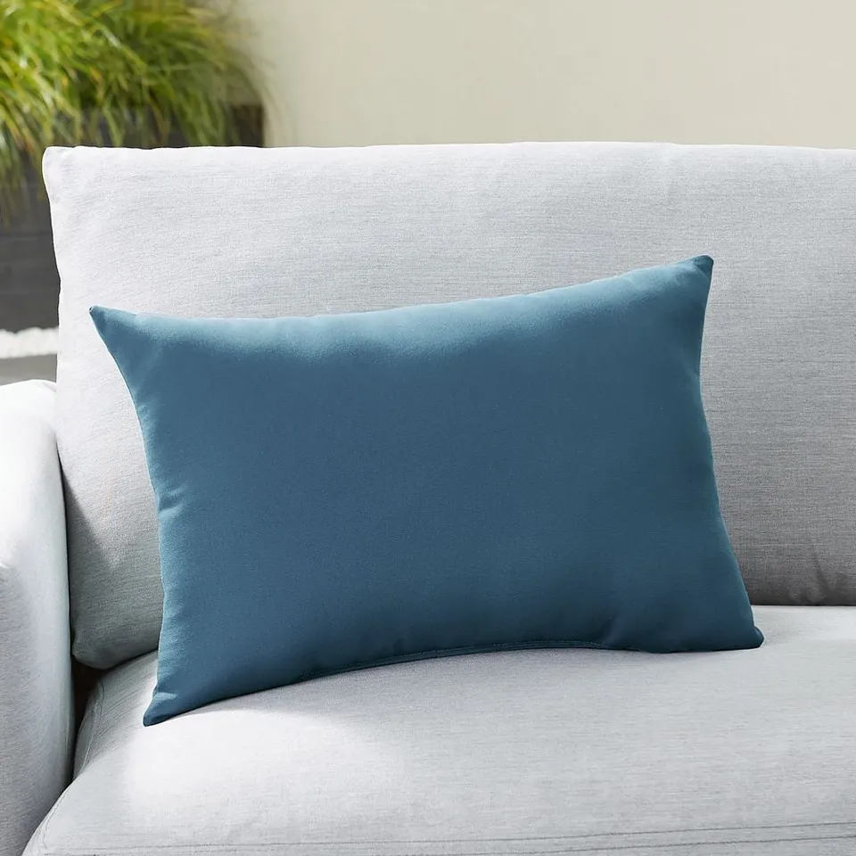 Sunbrella ® 20"x13" Sapphire Outdoor Lumbar Pillow