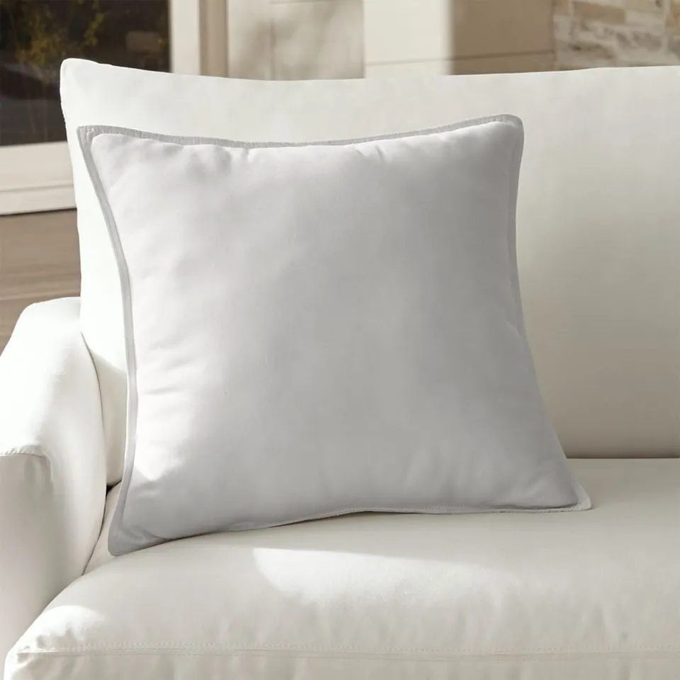 Sunbrella ® White Sand 20"x20" Outdoor Pillow