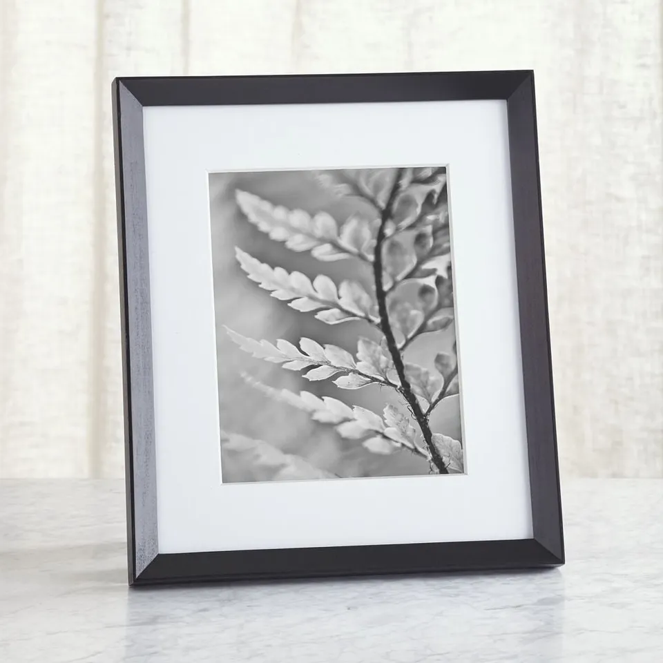 Icon Wood 8x10 Black Tabletop Picture Frame
