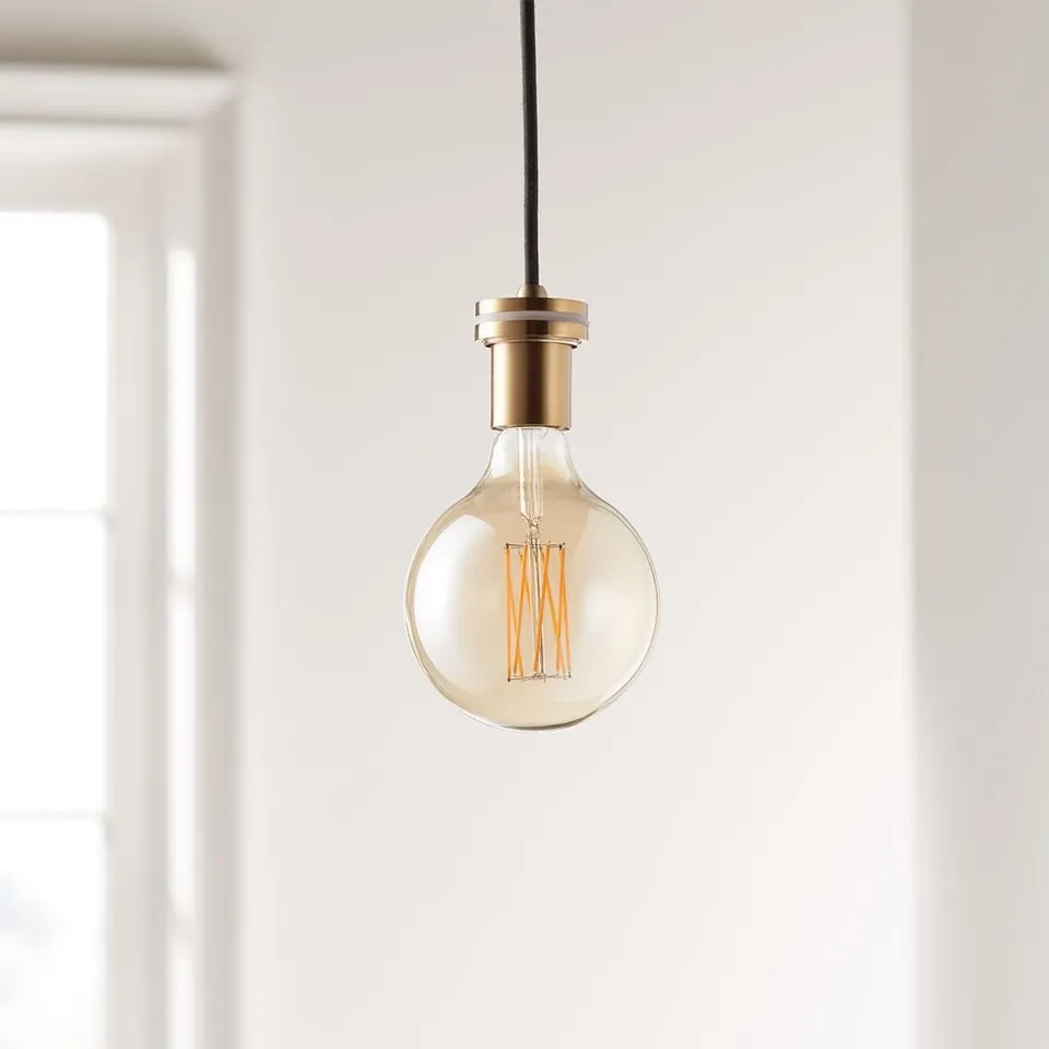Arren Brass Single Pendant Light Socket
