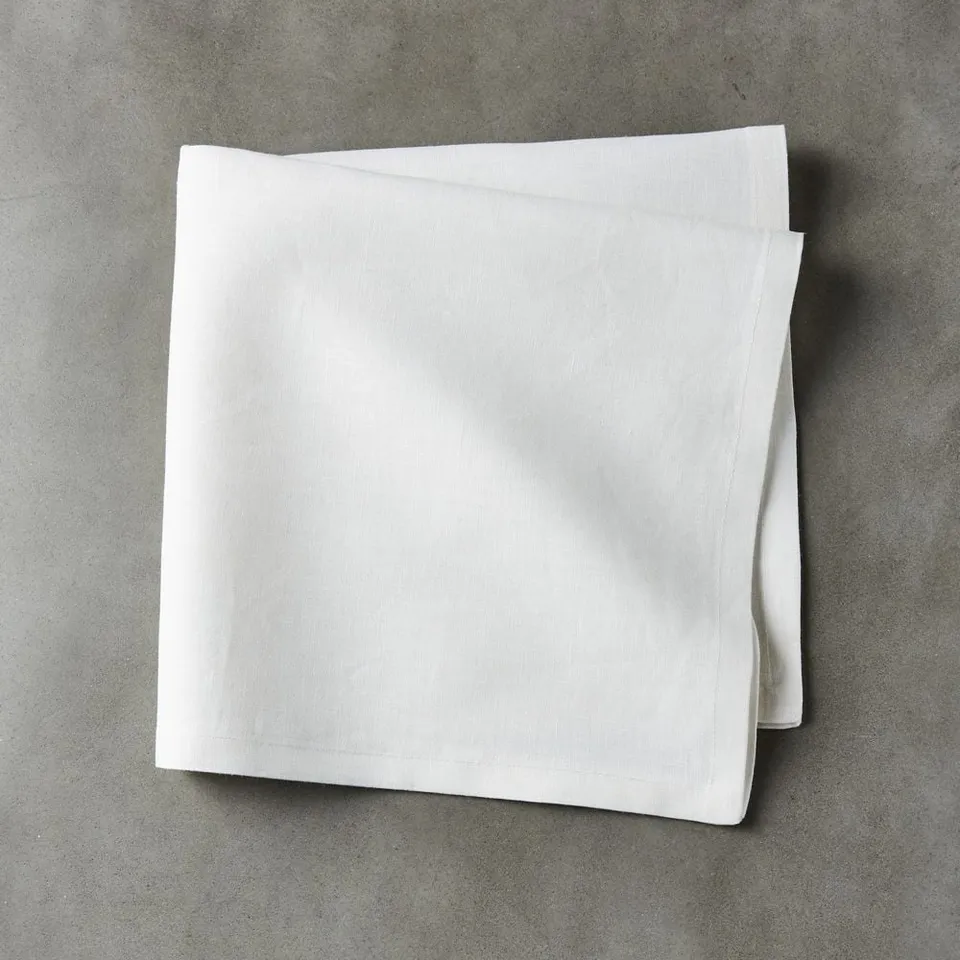 Bolt White Linen Napkin