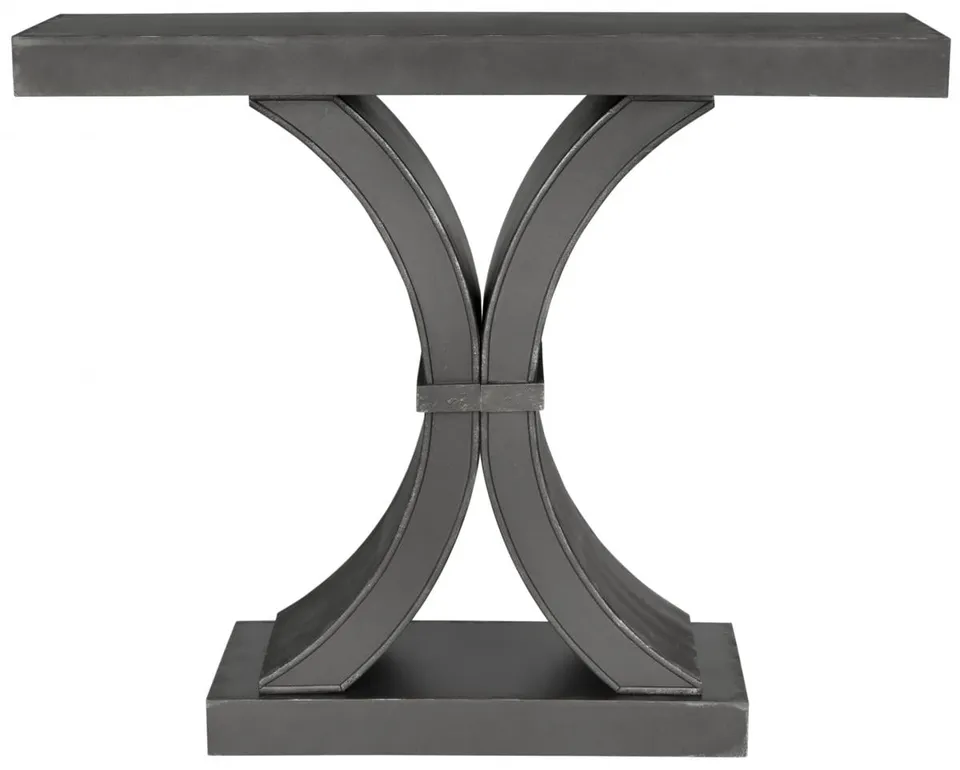 Dryden Console - Distressed Black
