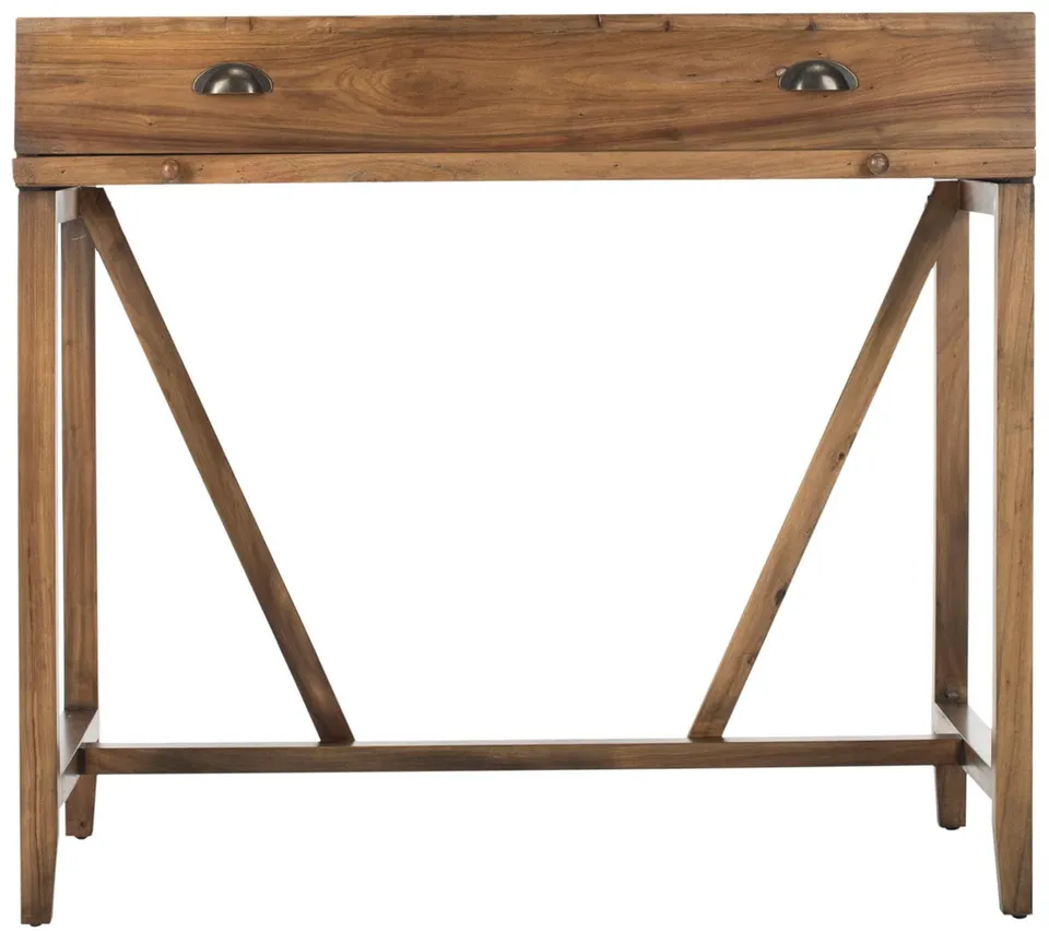 Wyatt Writing Desk With Pull Out - Oak