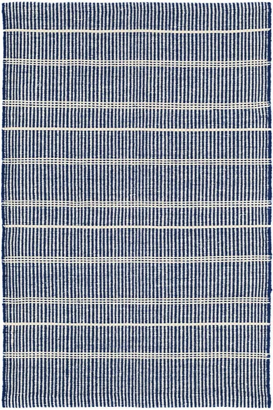 SAMSON NAVY INDOOR/OUTDOOR RUG - 5' x 8'