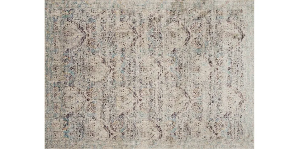 AF-05 SILVER / PLUM Runner - 2’7”x 4’