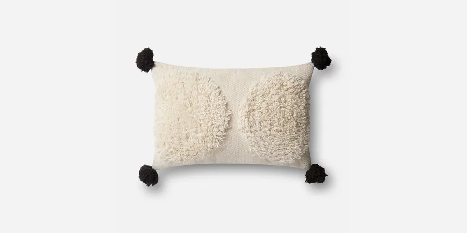 P0483 IVORY / BLACK - 13"x21" - down insert