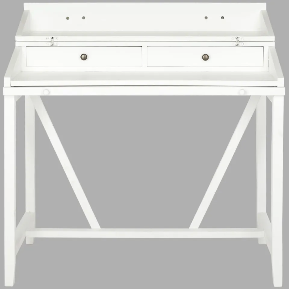 Wyatt Writing Desk With Pull Out - White