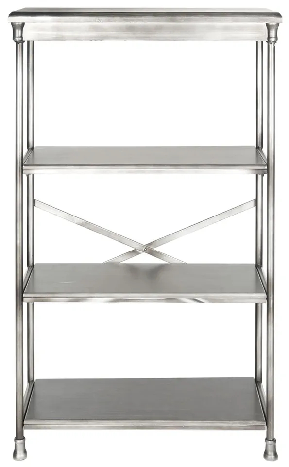 Jacinda Tall Etagere - Dark Silver