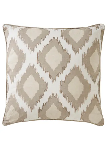 CNK20 - Cosmic By Nikki Chu-  Bone White & Jet Black- 22"x22"	- Poly Fill insert