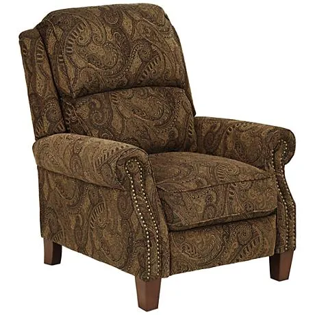 Kensington Hill Beaumont 35" Wide Brown Paisley 3-Way Recliner
