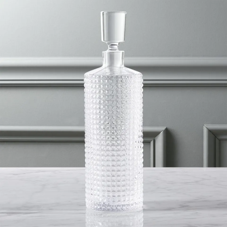 Stud Glass Decanter