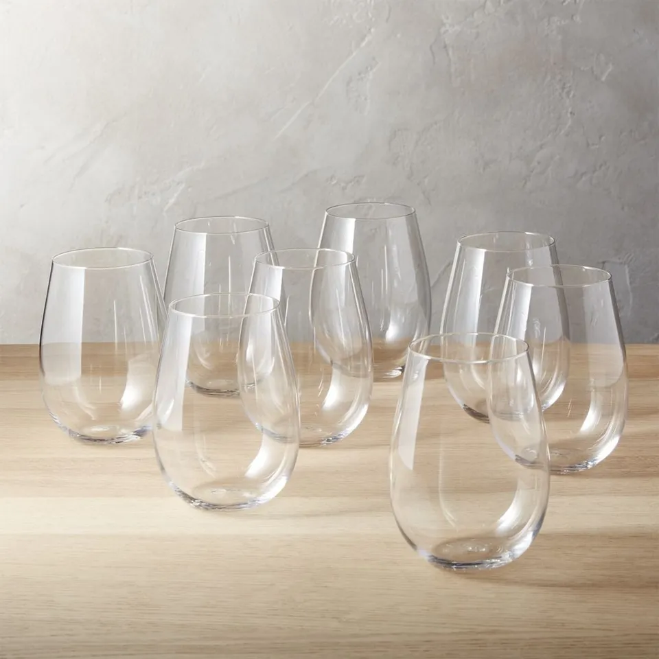 True Stemless Wine Glass Set of 6