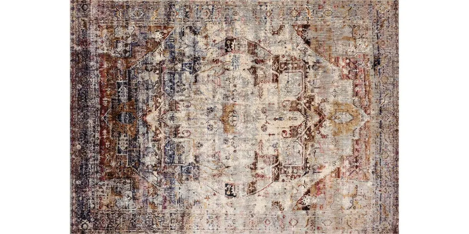 AF-08 SLATE / MULTI Rug - 3'7" x 5'7"