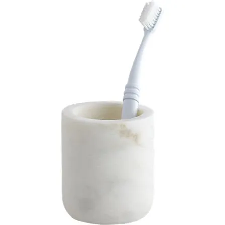Nexus White Marble Toothbrush Holder