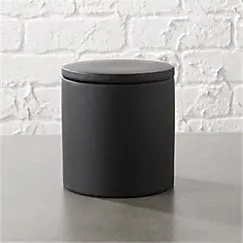 Rubber-Coated Black Canister