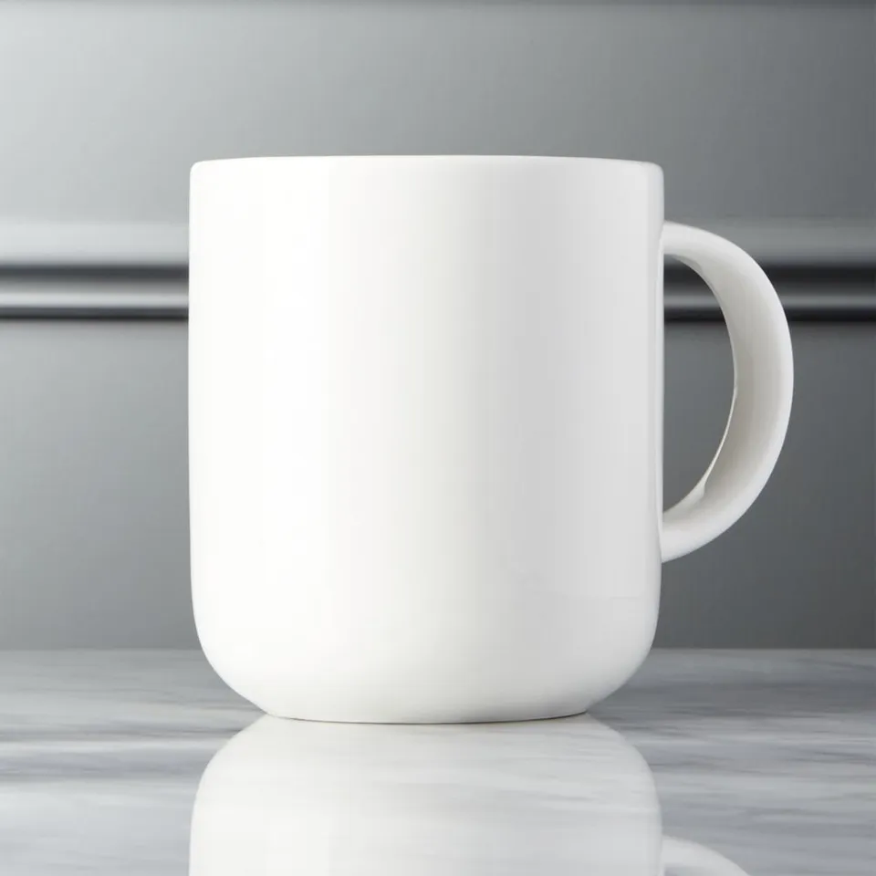 Contact White Ceramic Mug