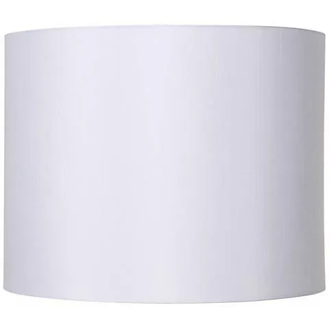 Springcrest Doral White Hardback Drum Lamp Shade 14x14x11 (Spider)