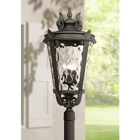 Casa Marseille 33 1/2" High Black Outdoor Post Light