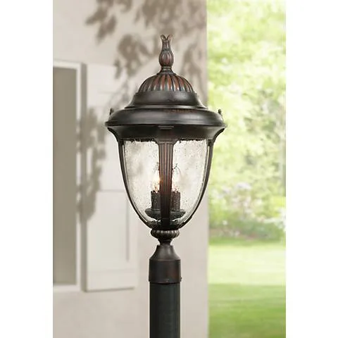 Casa Sierra 24 1/2" High Bronze Finish Traditional Post Mount