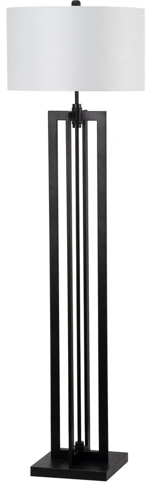 Tanya 59-Inch High Tower Floor Lamp - Black