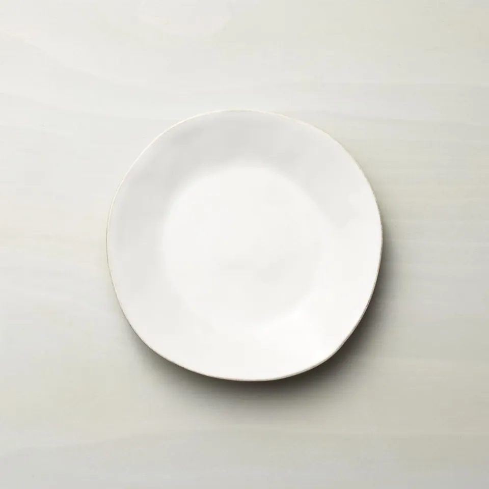 Marin White Stoneware Salad Plate