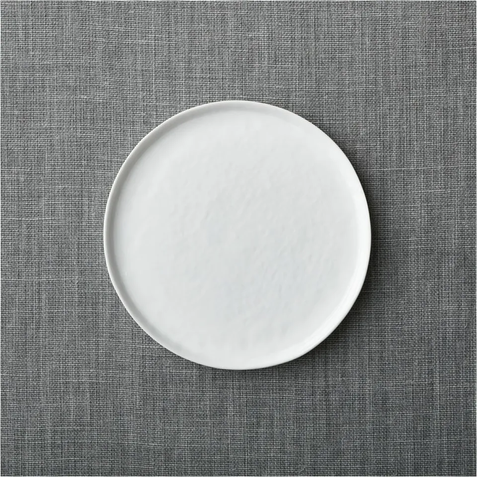 Mercer White Round Porcelain Salad Plate