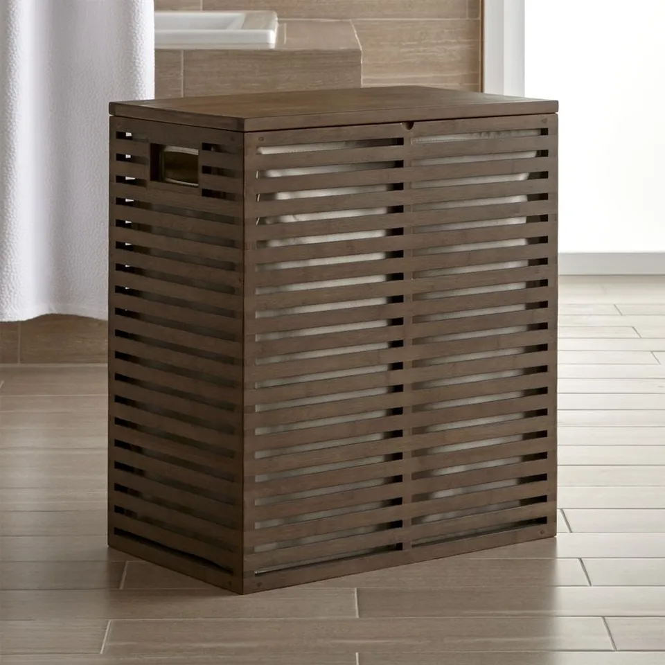 Dixon Bamboo Hamper with Liner