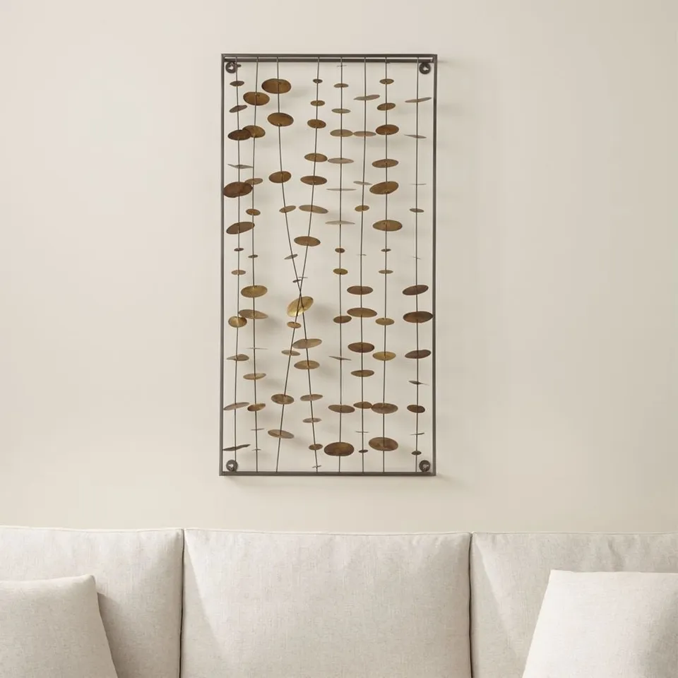 "Chimes" Metal Wall Art Sculpture 23.5"x46"