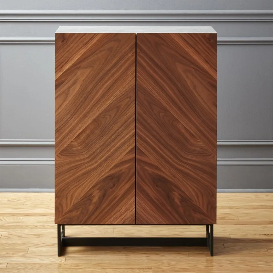 Suspend Wood Entryway Cabinet
