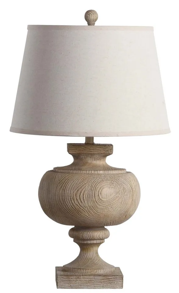 Prescott 31-Inch Wood Table Lamp - Wood Finish