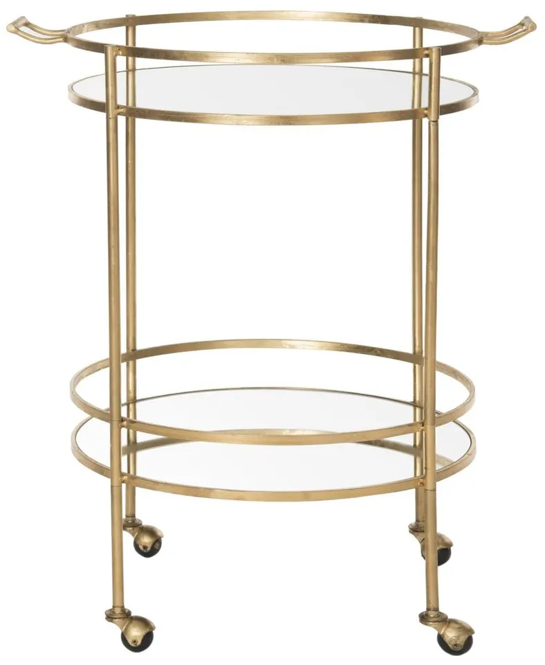 Lavinia Bar Cart - Gold