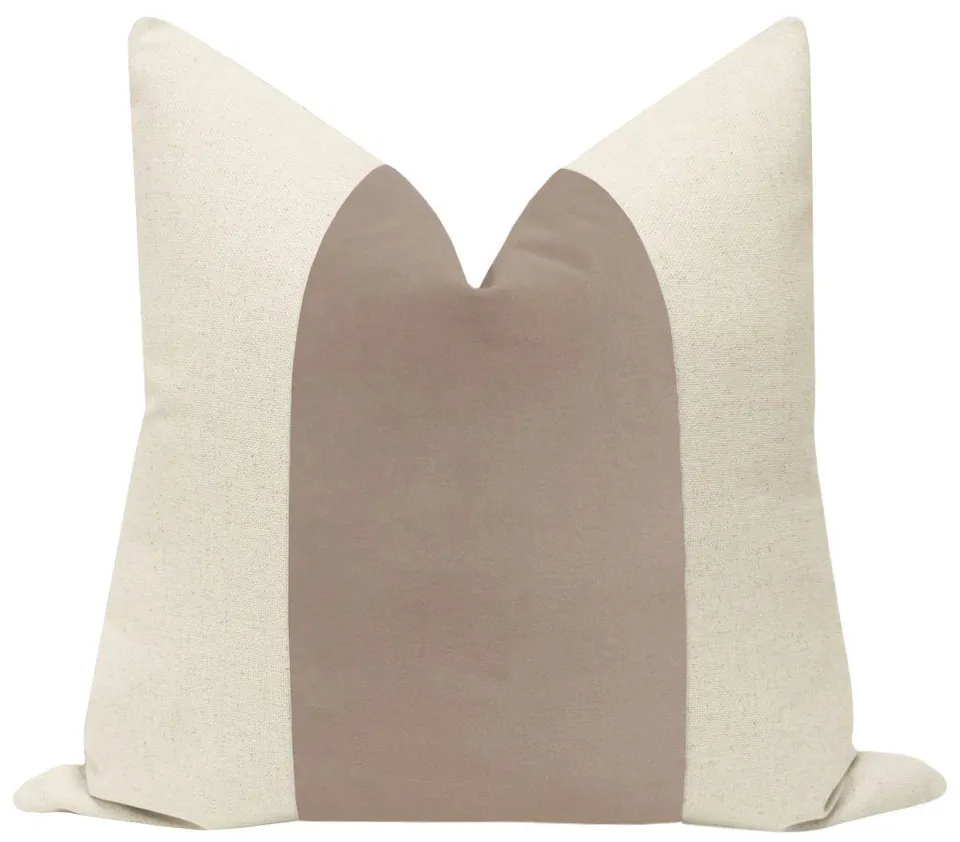 PANEL :: SIGNATURE VELVET // MAUVE - LITTLE LUMBAR 12" X 18"
