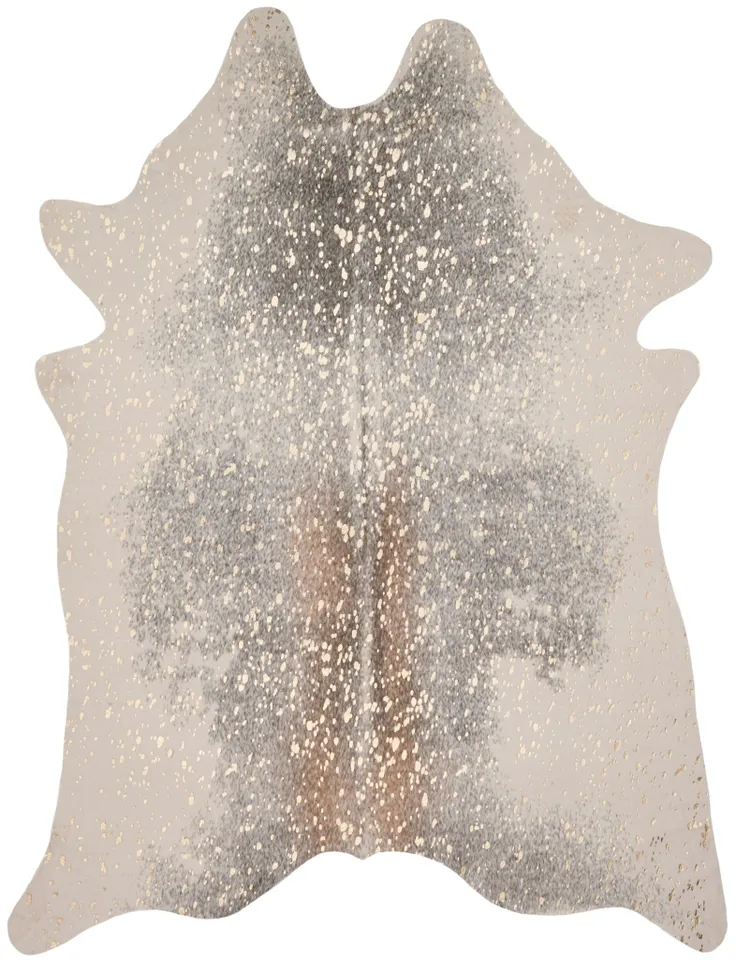 BRYCE - PEWTER / GOLD - 5' X 6'-6"