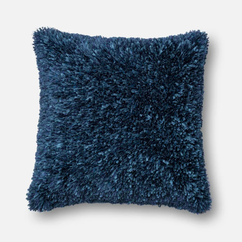 PILLOWS - NAVY - 22" X 22" Cover w/Down