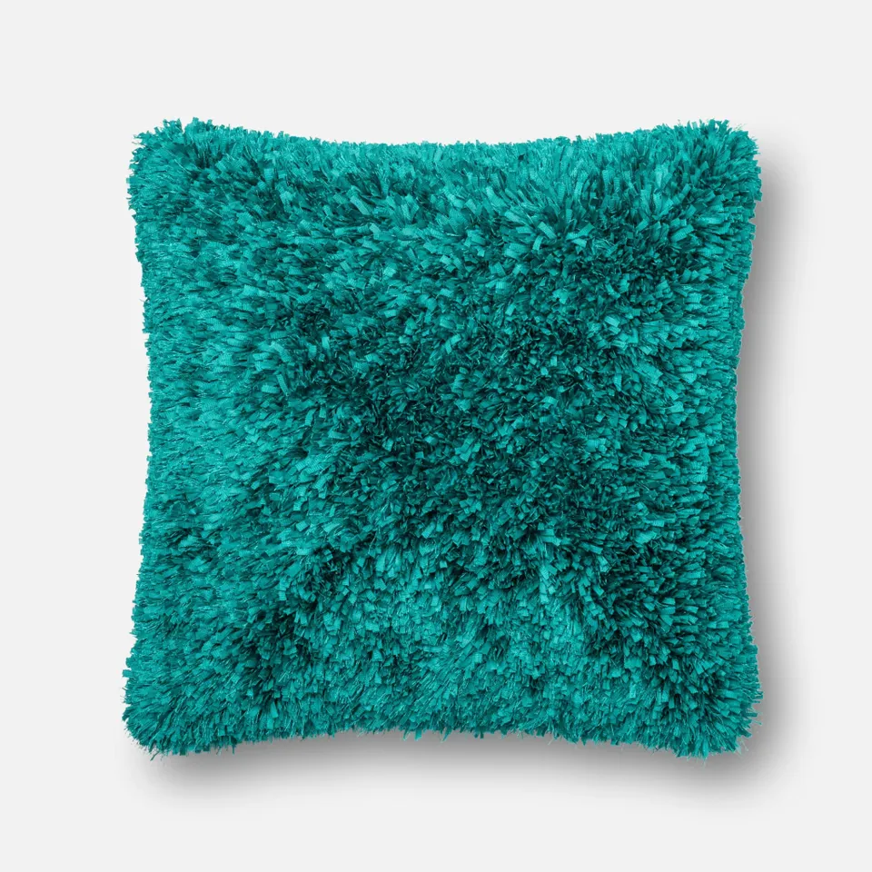 PILLOWS - PEACOCK - 22" X 22" Cover w/Down