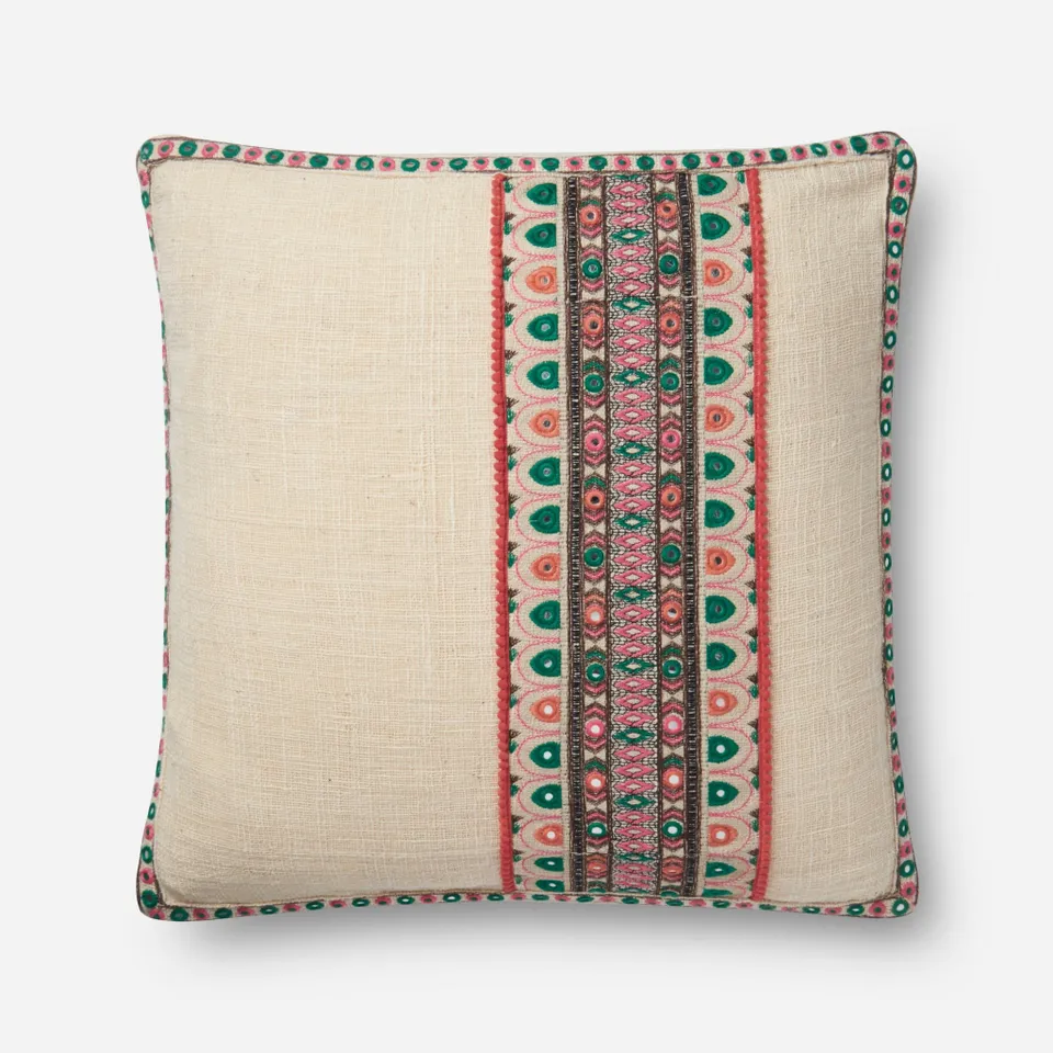Loloi x Justina Blakeney collection - MULTI - 22" X 22" Cover w/Down
