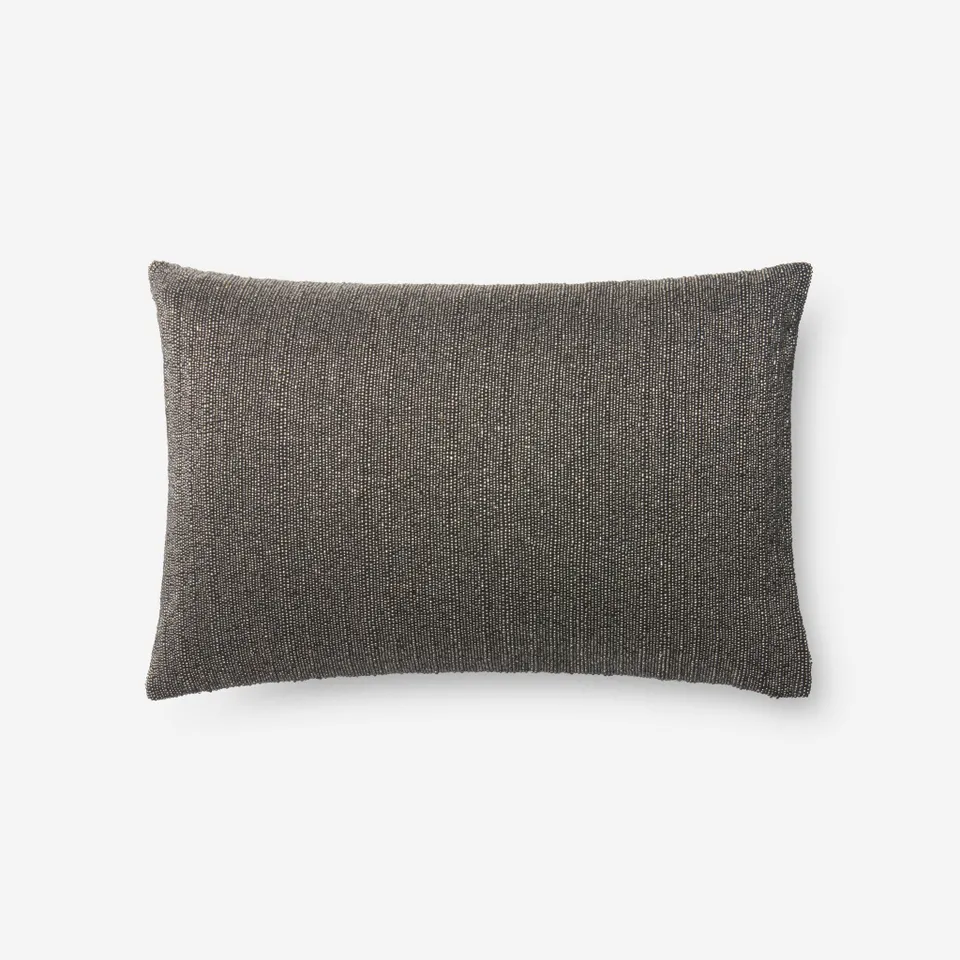 PILLOWS - GREY - 13" X 21" Cover w/Down