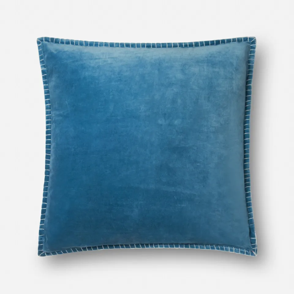 PILLOWS - PEACOCK - 22" X 22" Cover w/Down