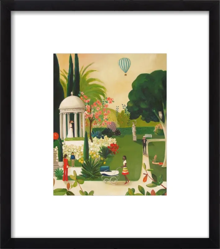 A Fainting in the Botanical Gardens by Janet Hill for Artfully Walls