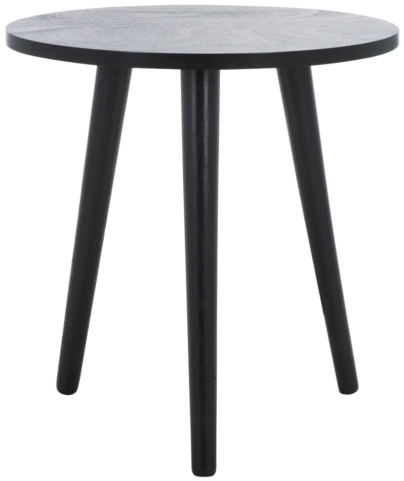 Orion Round Accent Table - Black