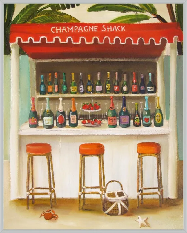 Champagne Shack by Janet Hill for Artfully Walls