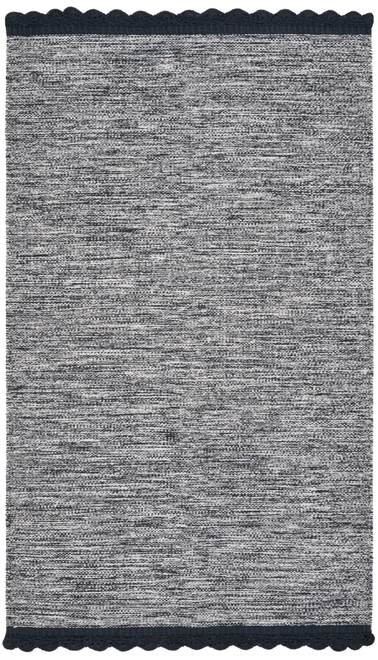Arlo Home Hand Woven Area Rug, MTK615C, Navy,  3' X 5'