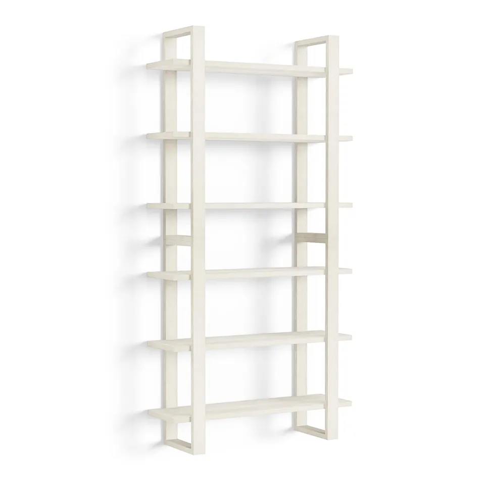 Index Wall Shelf, Set of 2 - White - Wood