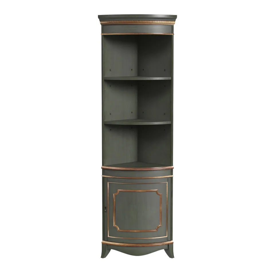 Dowling Royal Pastel Green Corner Cabinet