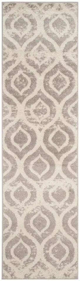 Arlo Home Woven Area Rug, AMS107A, Ivory/Mauve,  2' 3" X 8'