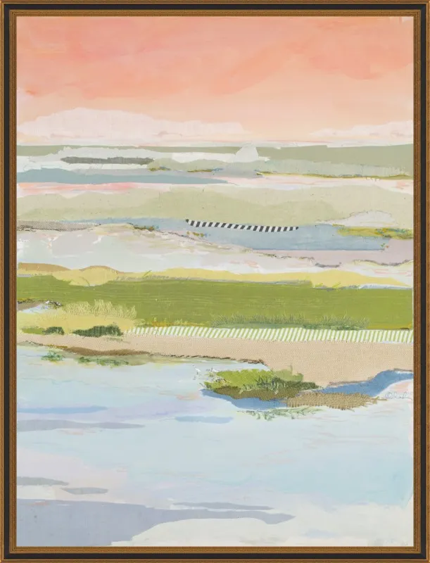 Marsh Blush East by Karin Olah for Artfully Walls